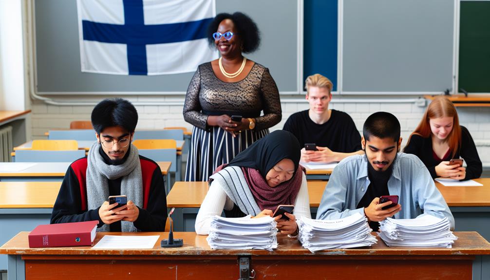 Mobile Phone Use in Finland Classrooms